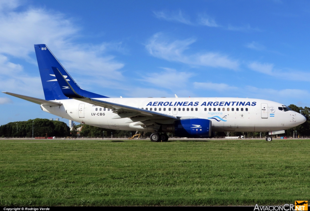 LV-CBG - Boeing 737-73V - Aerolineas Argentinas