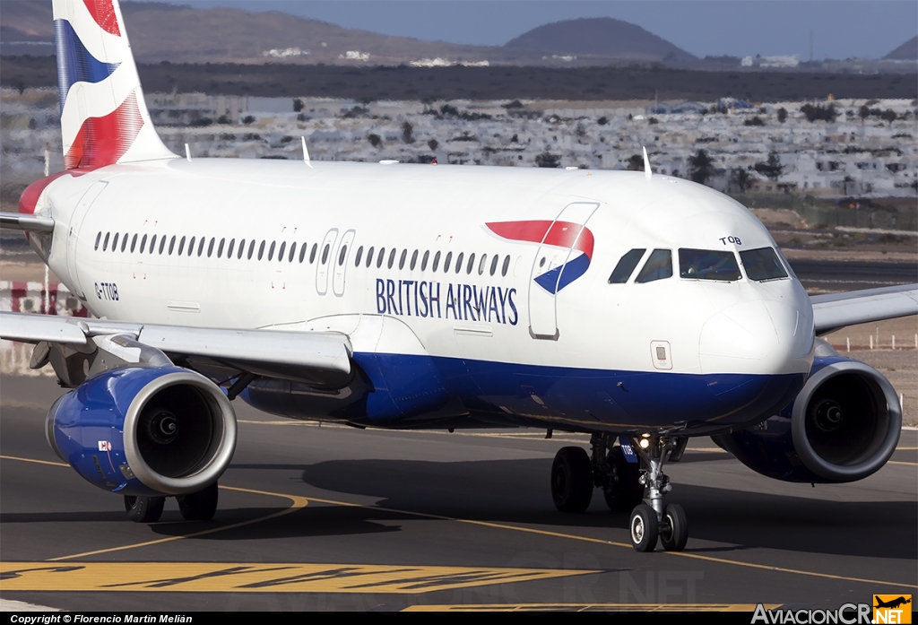 G-TTOB - Airbus A320-232 - British Airways