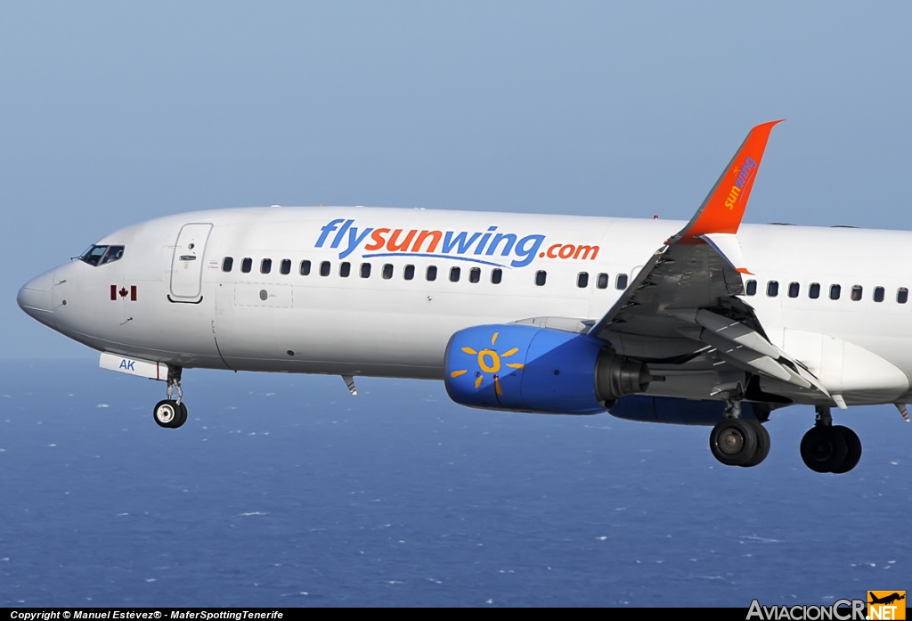 C-FEAK - Boeing 737-86Q - Sunwing Airlines