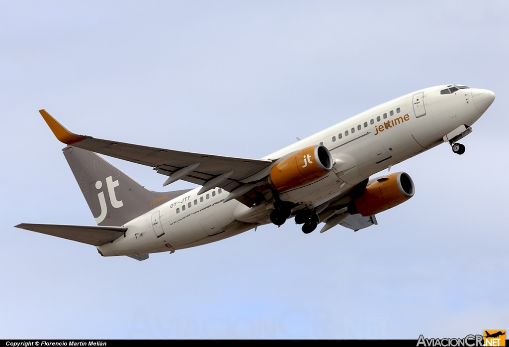 OY-JTY - Boeing 737-7Q8 - Jettime