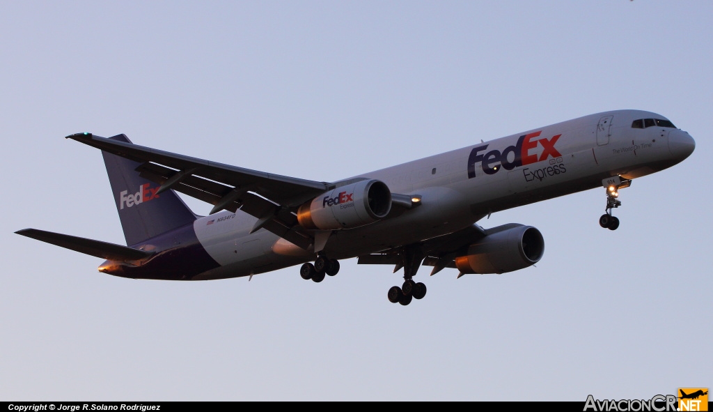 N934FD - Boeing 757-21B(SF) - FedEx