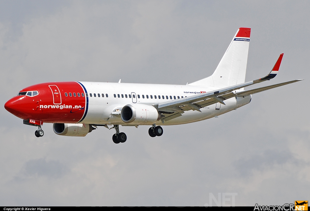 LN-KHA - Boeing 737-31S - Norwegian Air Shuttle