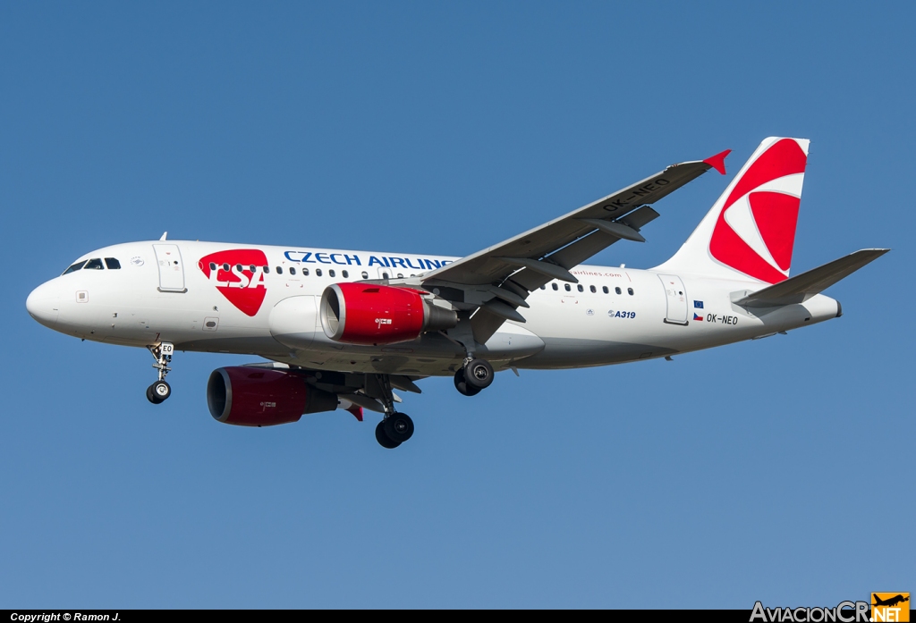 OK-NEO - Airbus A319-112 - Czech Airlines CSA