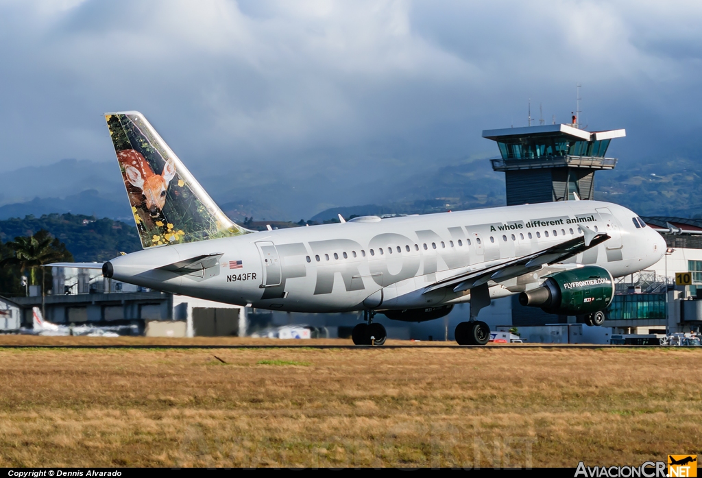 N943FR - Airbus A319-112 - Frontier Airlines