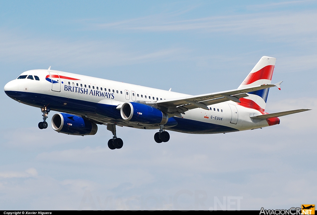 G-EUUK - Airbus A320-232 - British Airways