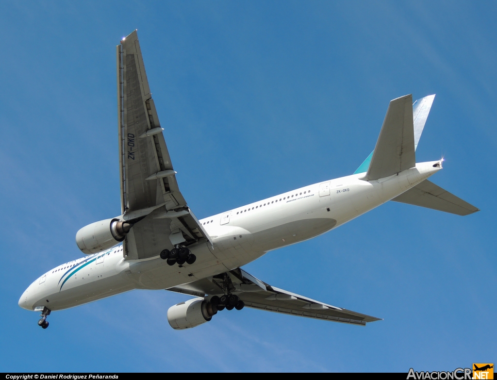 ZK-OKD - 777-219(ER) - Air New Zealand