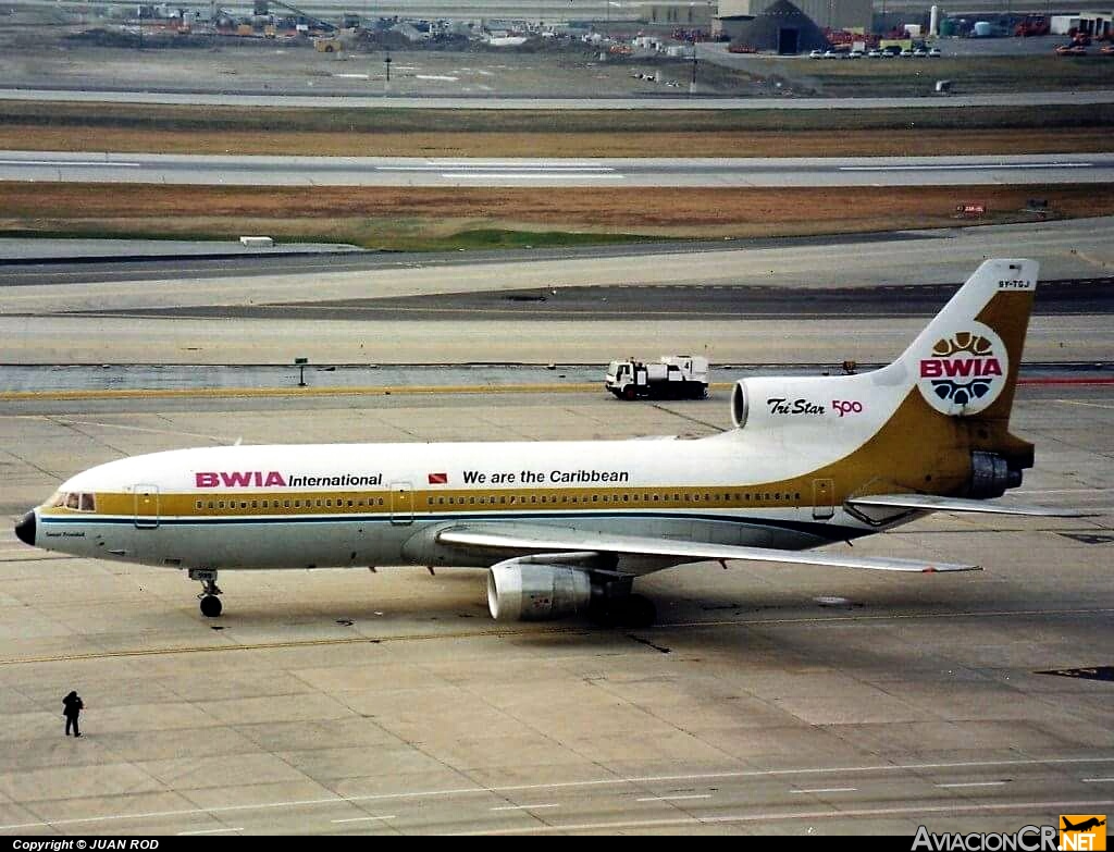 9Y-TGJ - Lockheed L-1011-385-3 TriStar 500 - BWIA International Airways (West Indian) Trinidad & Tobago