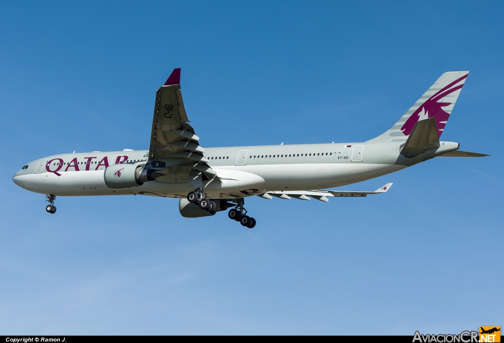 A7-AEI - Airbus A330-302 - Qatar Airways