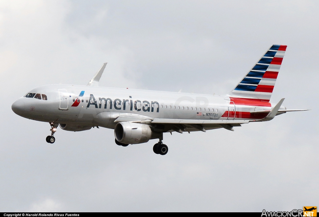 N70020 - Airbus A319-112 - American Airlines