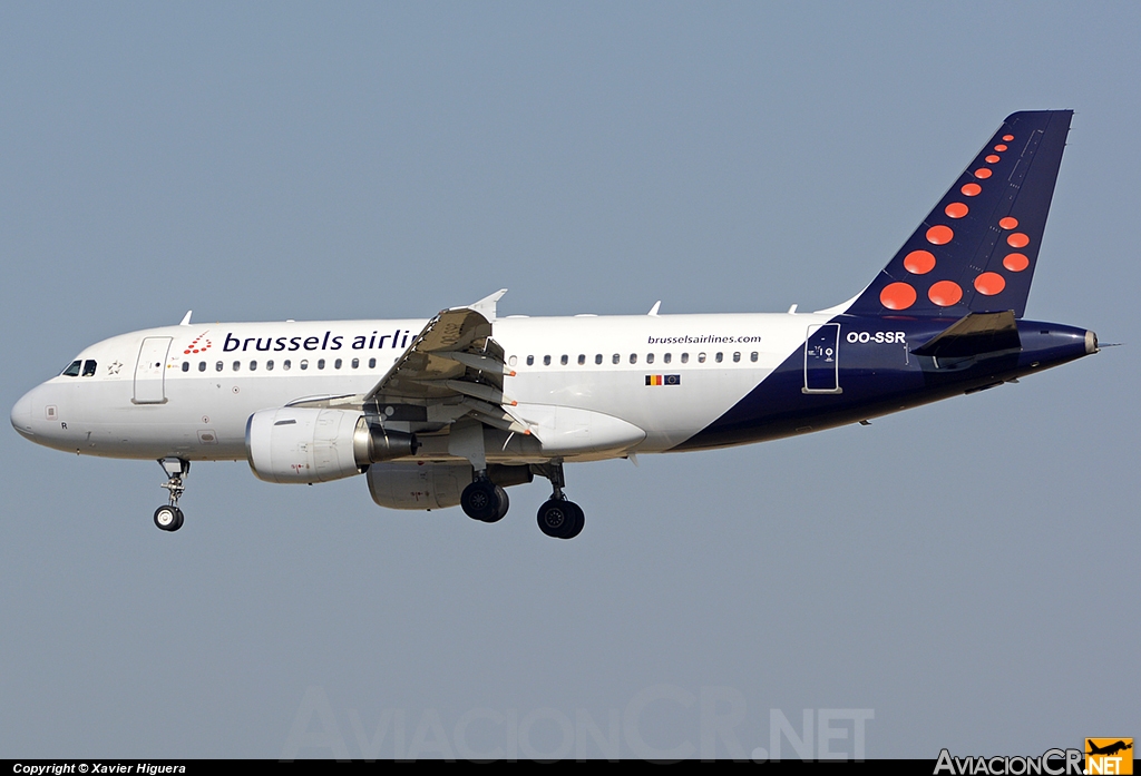 OO-SSR - Airbus A319-112 - Brussels airlines