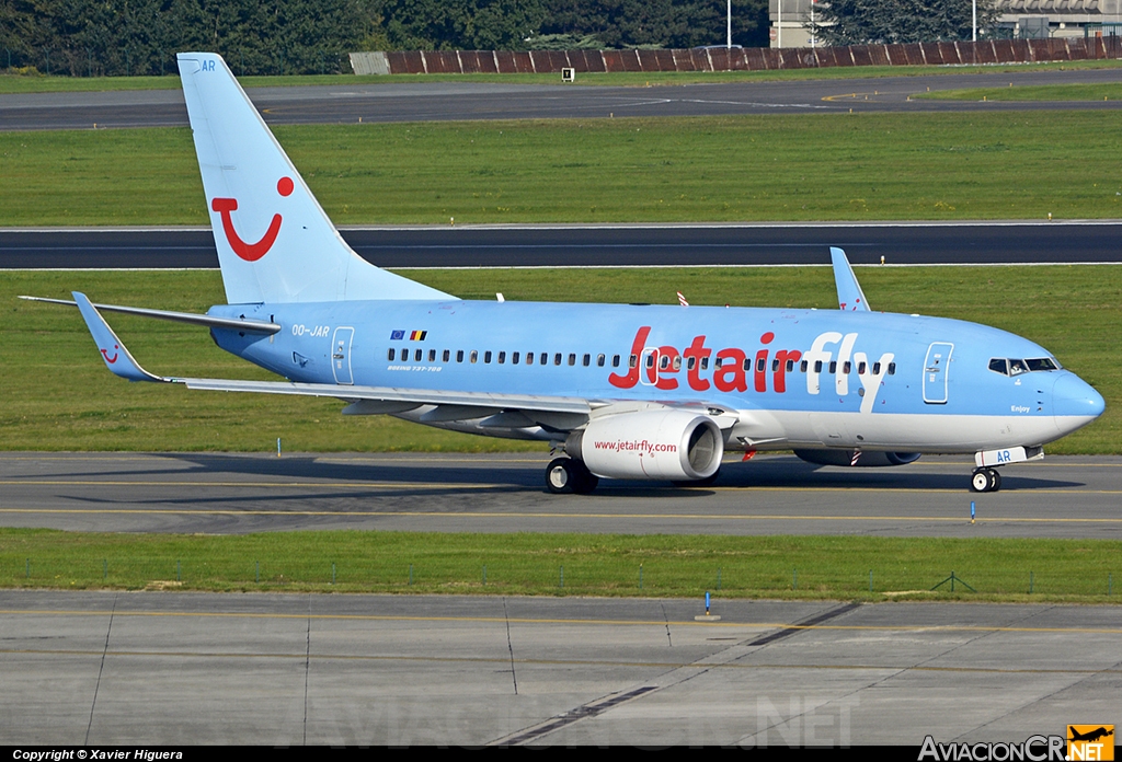 OO-JAR - Boeing 737-7K5 - Jetairfly (TUI Airliners Belgium)
