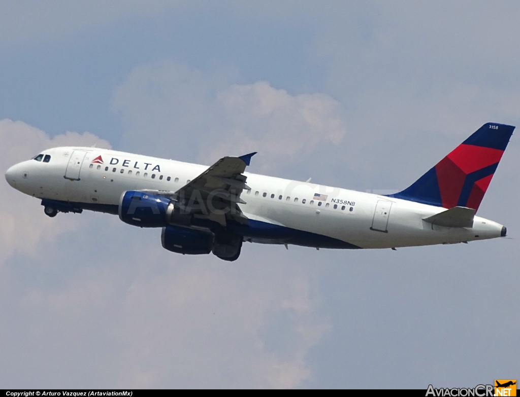 N358NB - Airbus A319-114 - Delta Airlines