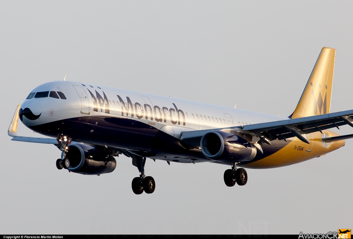 G-ZBAM - Airbus A321-231 - Monarch Airlines