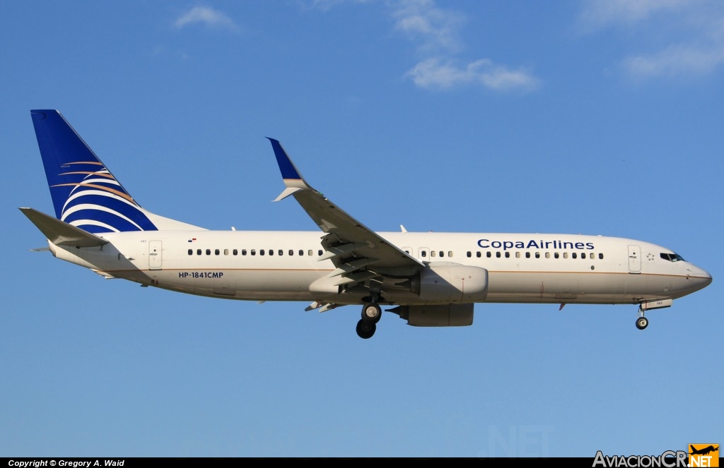 HP-1841CMP - Boeing 737-8V3 - Copa Airlines