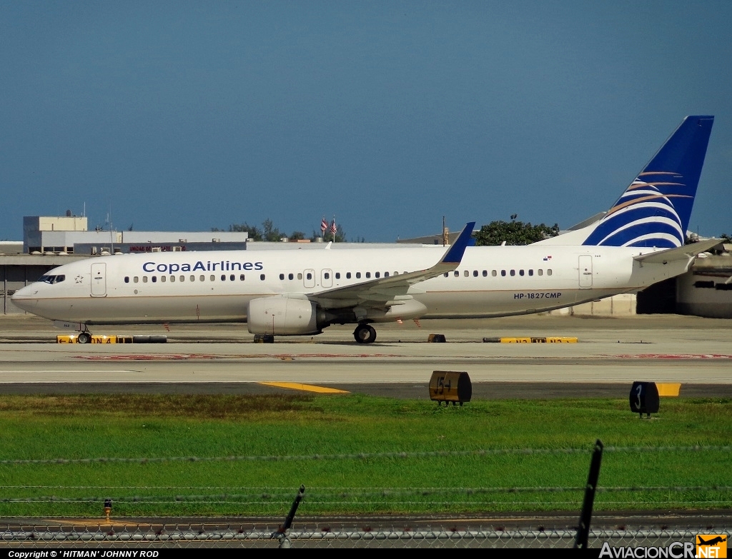 HP-1827CMP - Boeing 737-8V3 - Copa Airlines