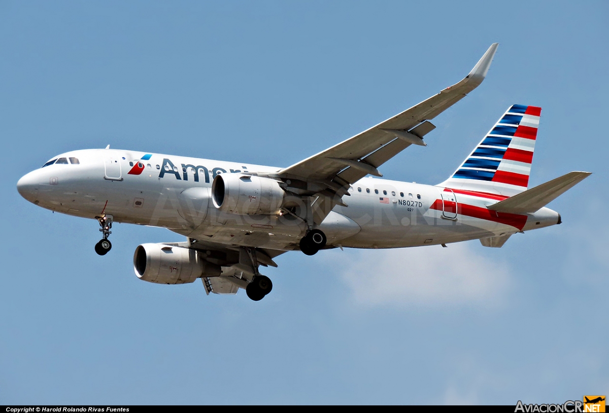 N8027D - Airbus A319-115 - American Airlines
