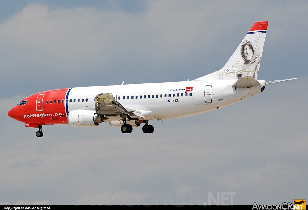 LN-KKL - Boeing 737-36N - Norwegian Air Shuttle