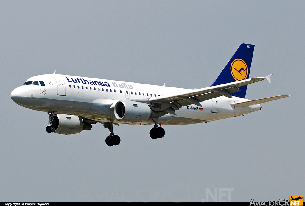 D-AKNF - Airbus A319-112 - Lufthansa Italia
