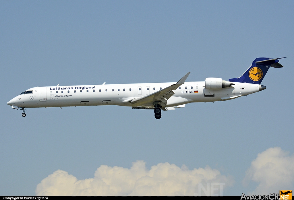 D-ACKL - Bombardier CRJ-900LR - Lufthansa Regional (CityLine)