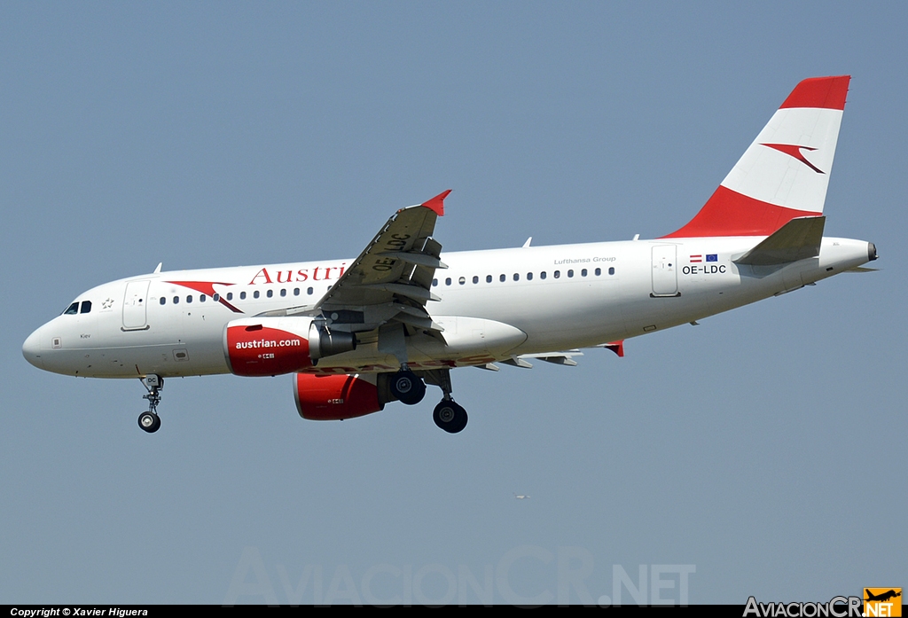 OE-LDC - Airbus A319-112 - Austrian Airlines