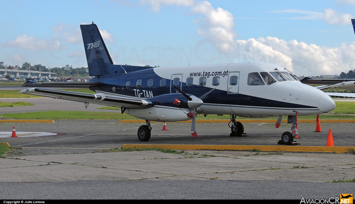 TG-TAN - Embraer EMB-110 Bandeirante - TAG Airlines - Transportes Aéreos Guatemaltecos