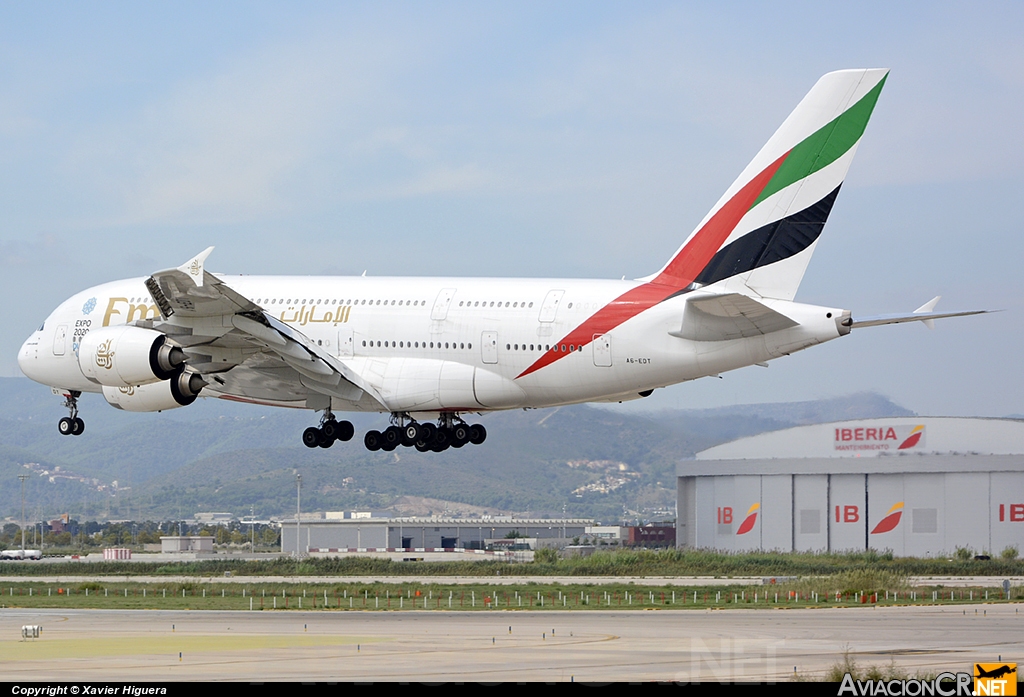 A6-EDT - Airbus A380-861 - Emirates