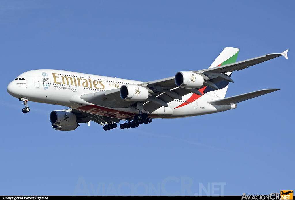 A6-EDJ - Airbus A380-861 - Emirates