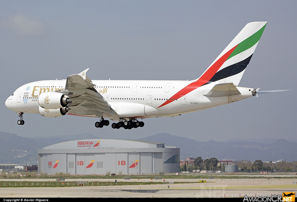 A6-EDK - Airbus A380-861 - Emirates