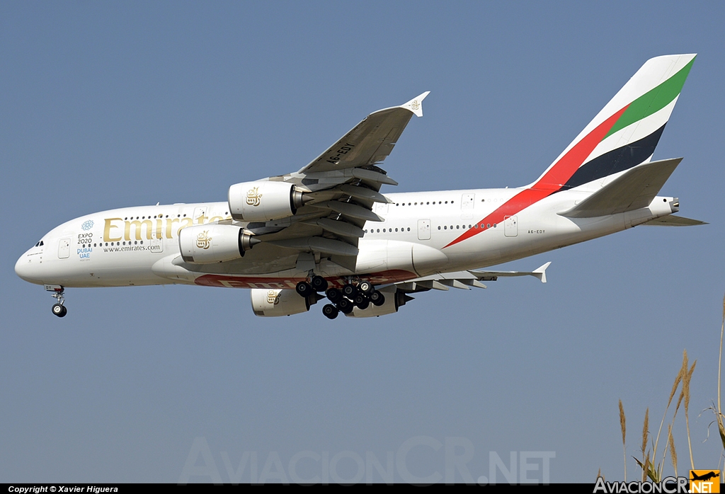 A6-EDY - Airbus A380-861 - Emirates