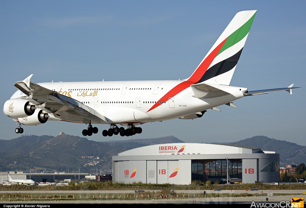 A6-EOB - Airbus A380-861 - Emirates