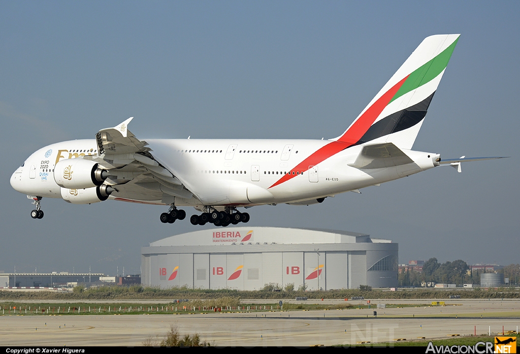 A6-EOD - Airbus A380-861 - Emirates