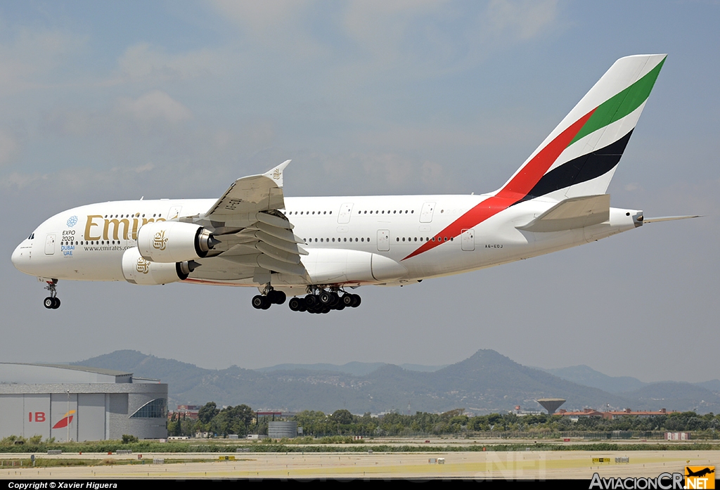 A6-EOJ - Airbus A380-861 - Emirates