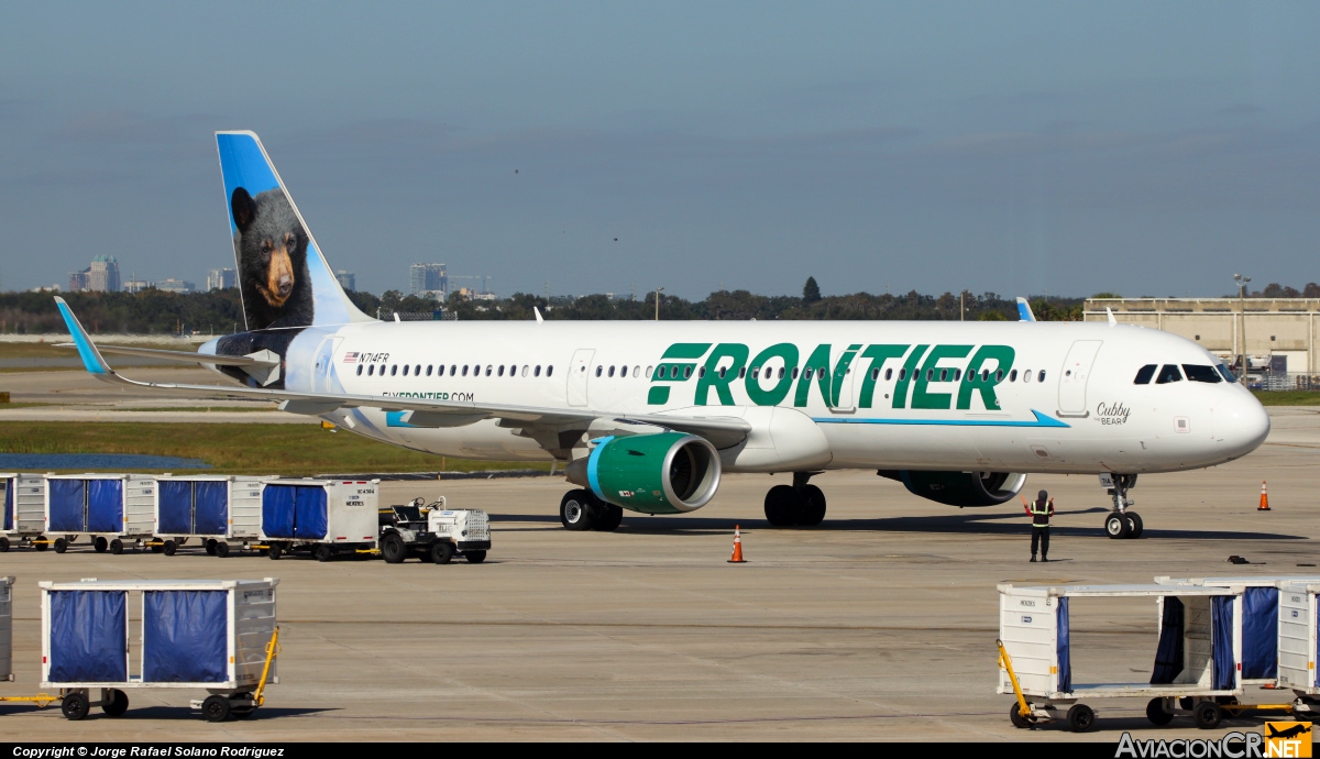 N714FR - Airbus A321-211 - Frontier Airlines