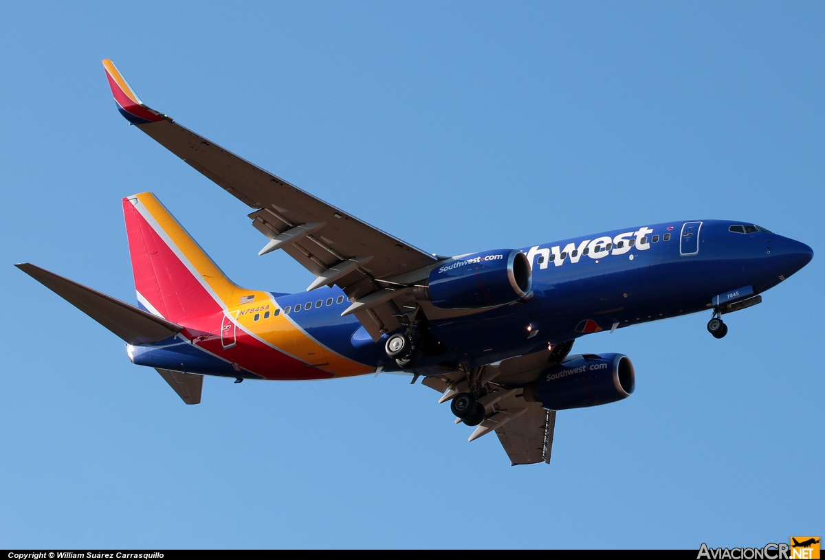 N7845A - Boeing 737-71B - Southwest Airlines